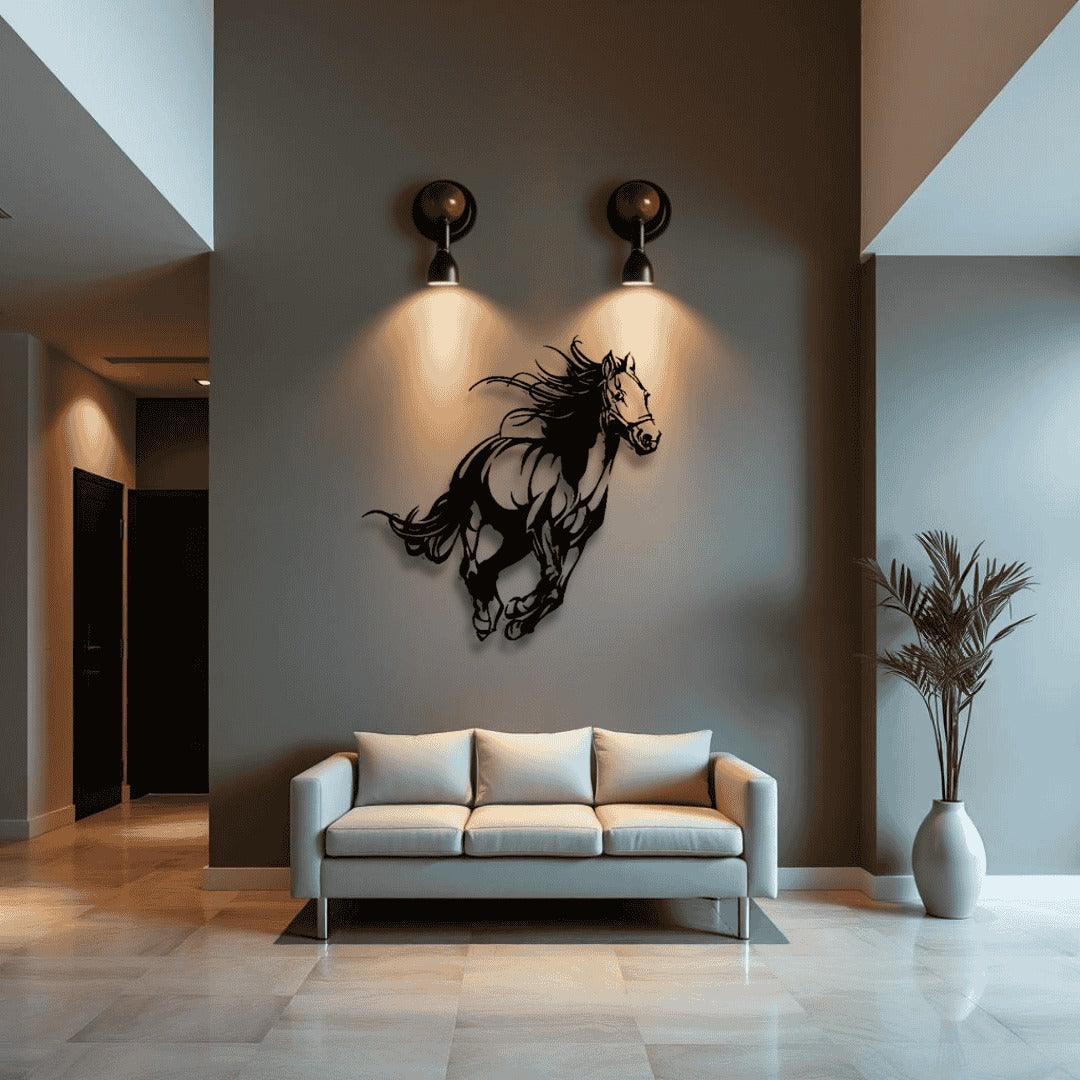 Horse Wall Art D2 لوحة الخيل | Metal Wall Art