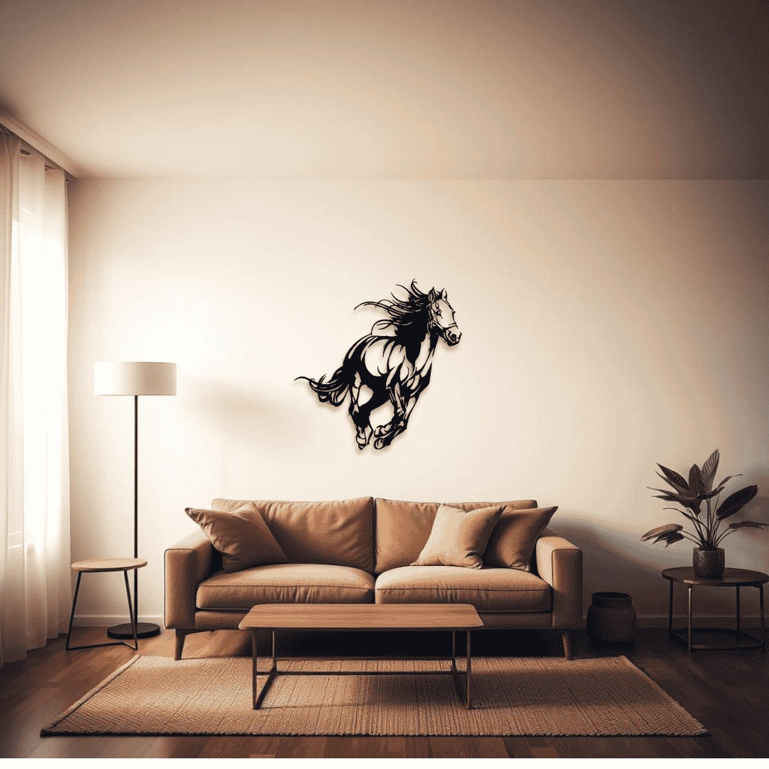 Horse Wall Art D2 لوحة الخيل | Metal Wall Art