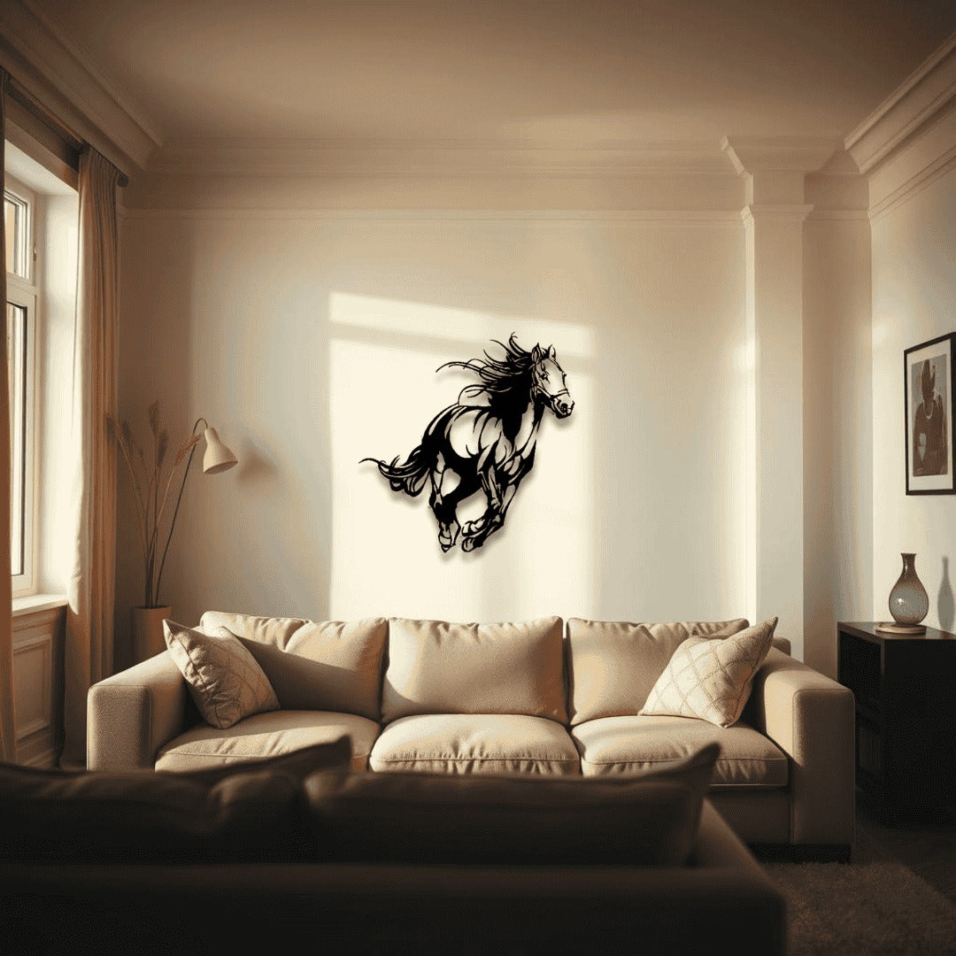 Horse Wall Art D2 لوحة الخيل | Metal Wall Art