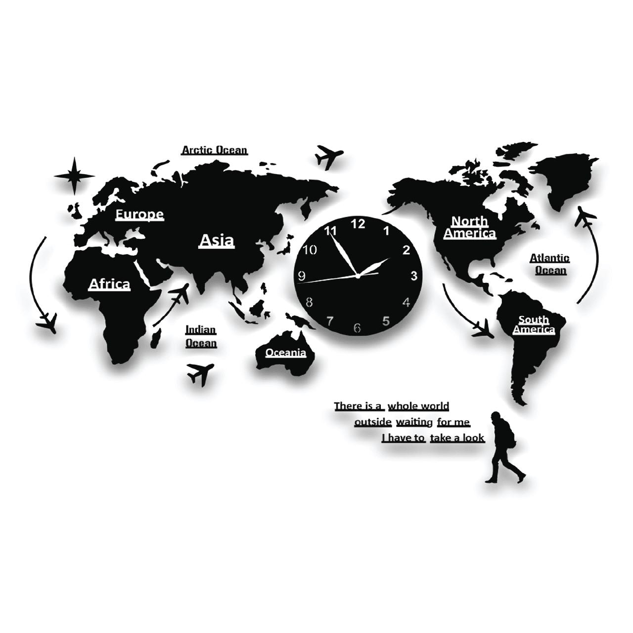 World Map Clock