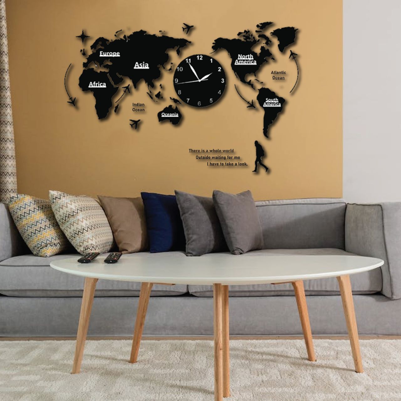 World Map Clock